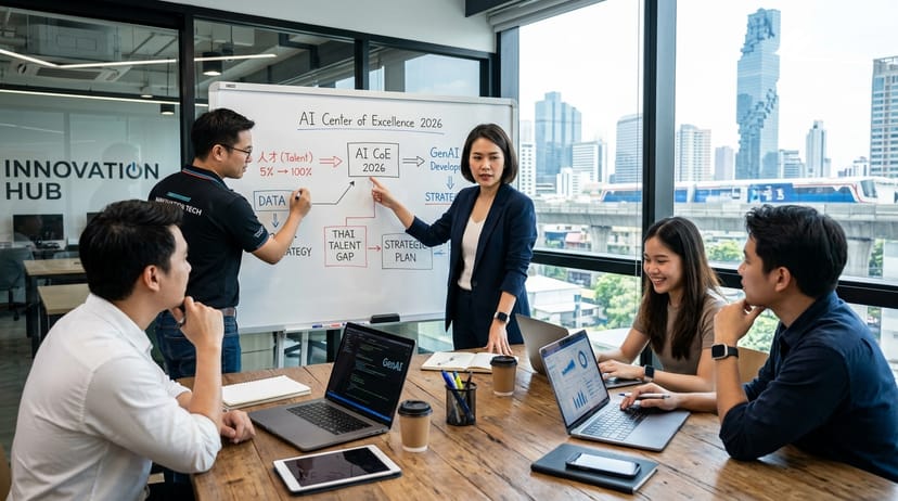 Solving the 95% Thai GenAI Talent Crisis: Building an AI CoE by 2026