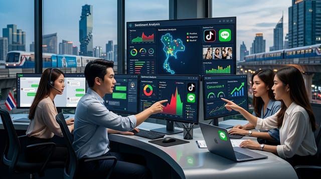 4 Workflows Thai Brands Use Real-Time AI Sentiment Analysis