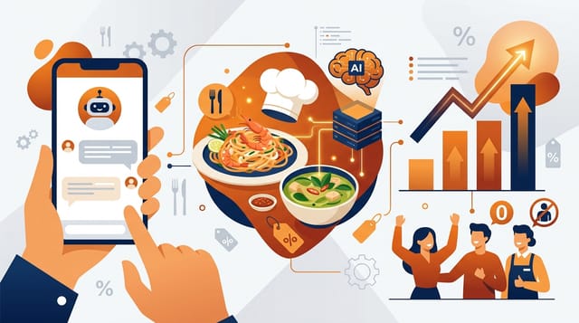 LINE OA AI Chatbot Boosts Thai Restaurant Sales by 40%