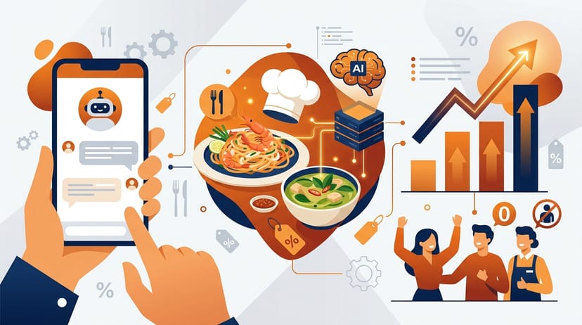 LINE OA + AI Chatbot: How Thai Restaurants Drive a 40% Sales Surge with Zero Extra Headcount
