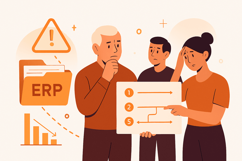 ทำไมโปรเจกต์ ERP หลักล้านในธุรกิจกงสีถึงล้มเหลว? (พร้อม Playbook 1-2-3 พลิกเกม)