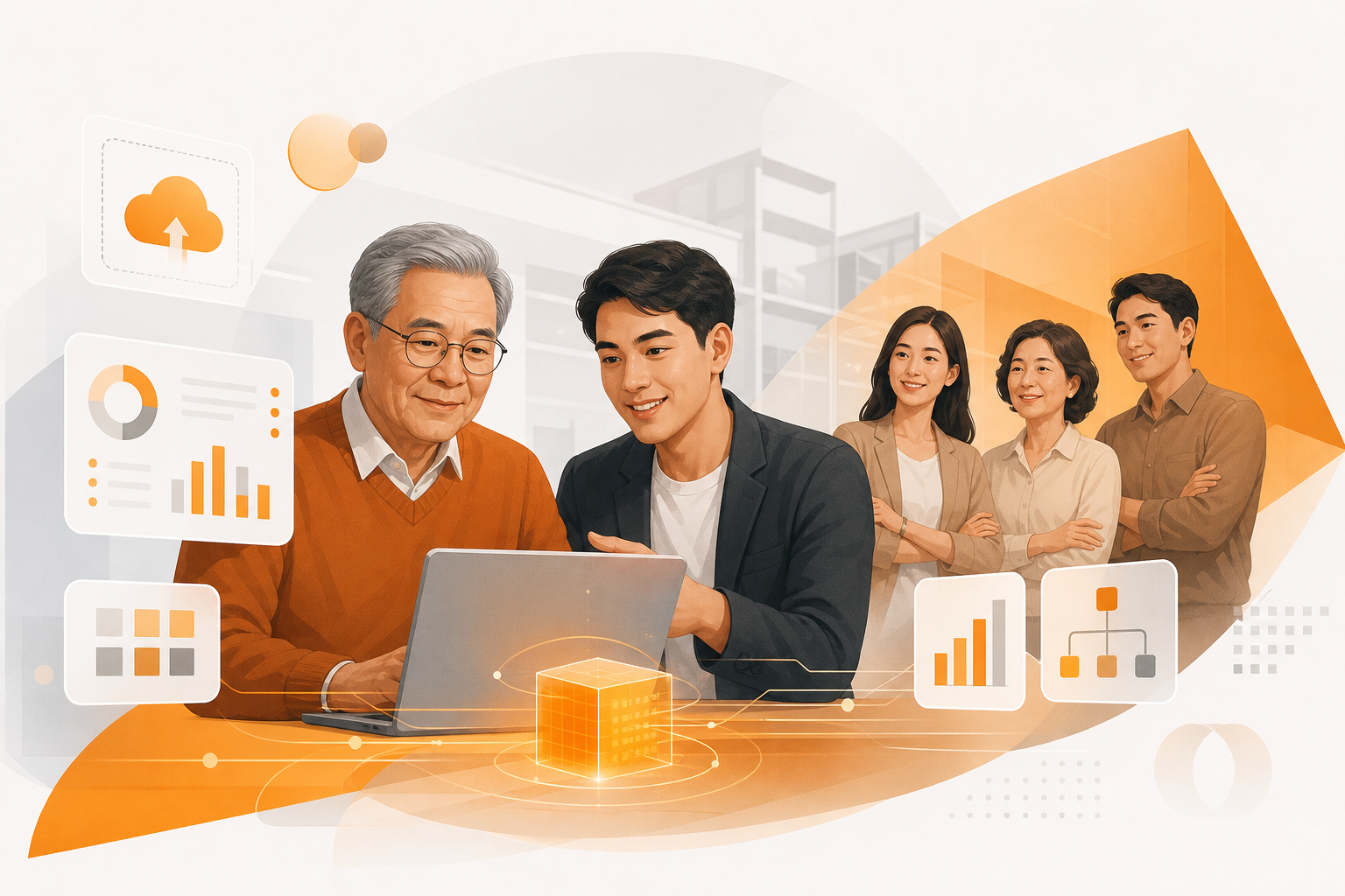 พนักงานบัญชีวัย 60 ปี vs ระบบ ERP ใหม่: กลยุทธ์การใช้ ERP ธุรกิจครอบครัวโดยไม่ต้องไล่ใครออก