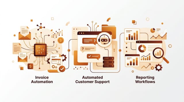 SME AI Automation Stack 2026 for Invoice, Support, Reports