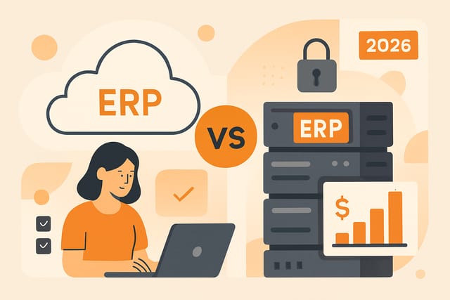 Cloud ERP vs On-Premise ERP in 2026: Security, Cost, Support