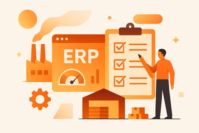 ERP Vendor Selection Checklist 2026 for Mfg & Distribution