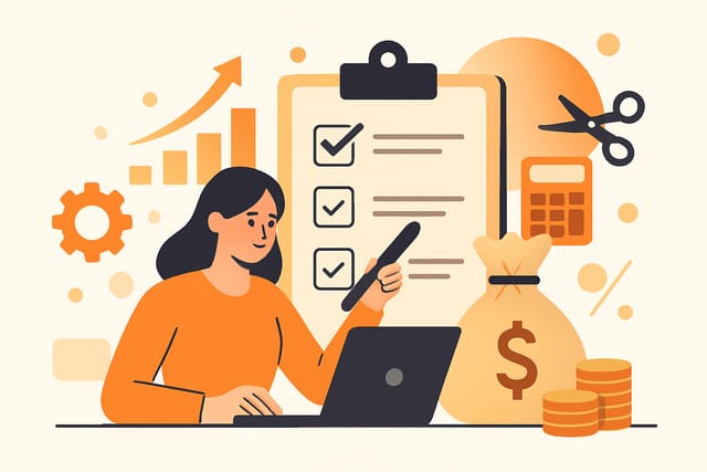 Back Office Cost Reduction Checklist for Finance & Ops