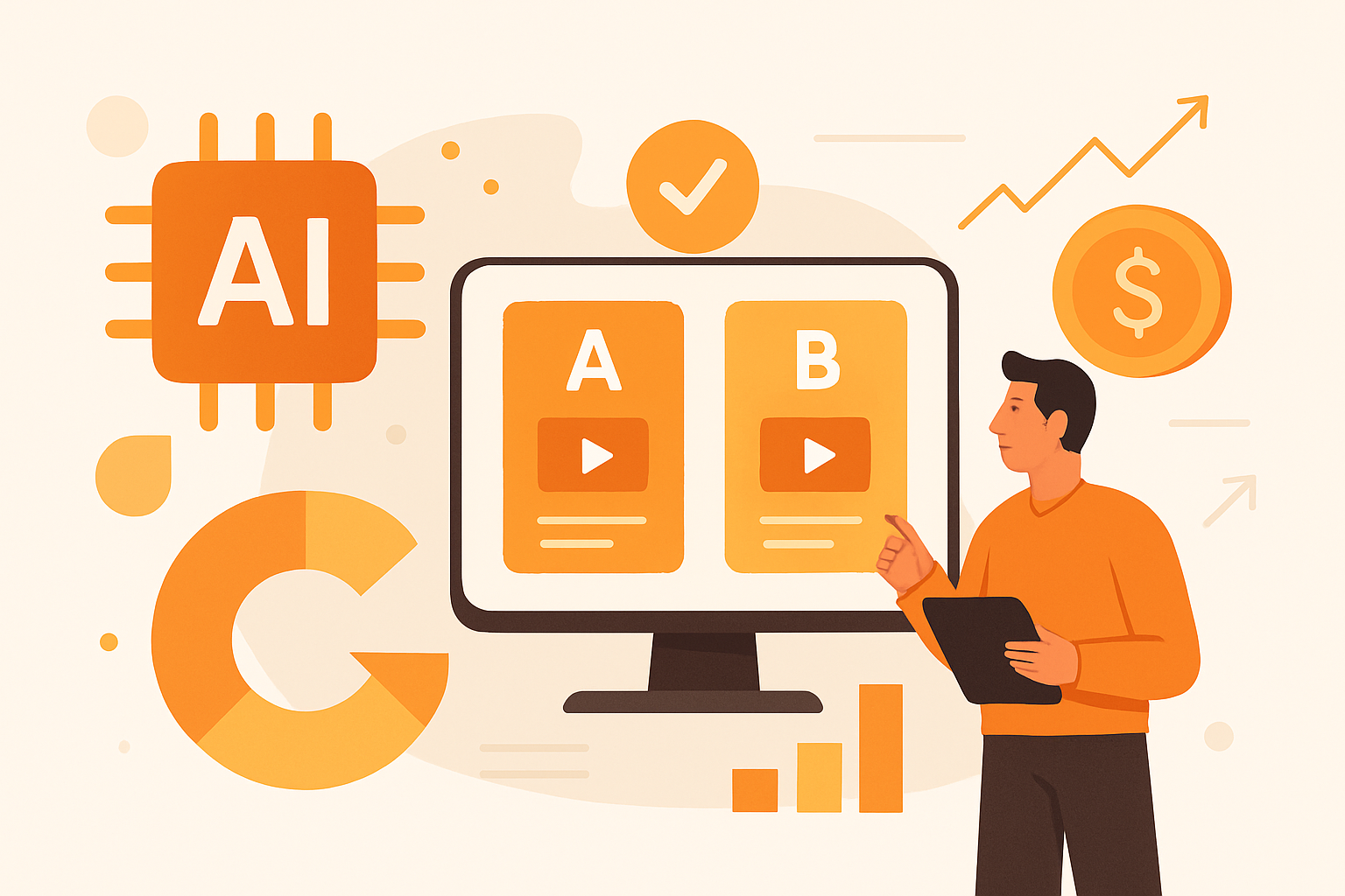ทดสอบโฆษณาด้วย AI ในปี 2026: วิธีที่ผู้บริหารเปรียบเทียบแคมเปญเพื่อลดต้นทุน
