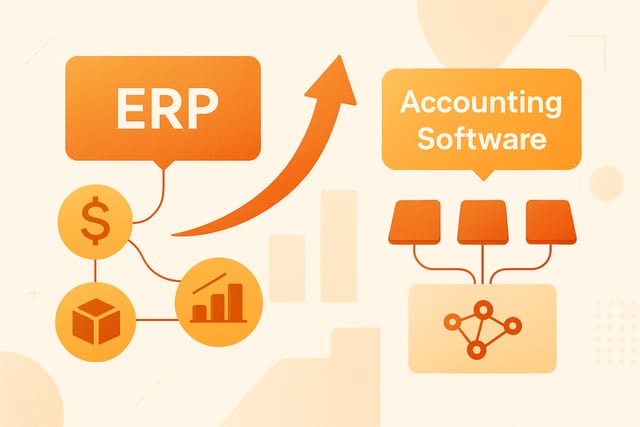 ERP vs Accounting Software: Integrating Finance & Sales