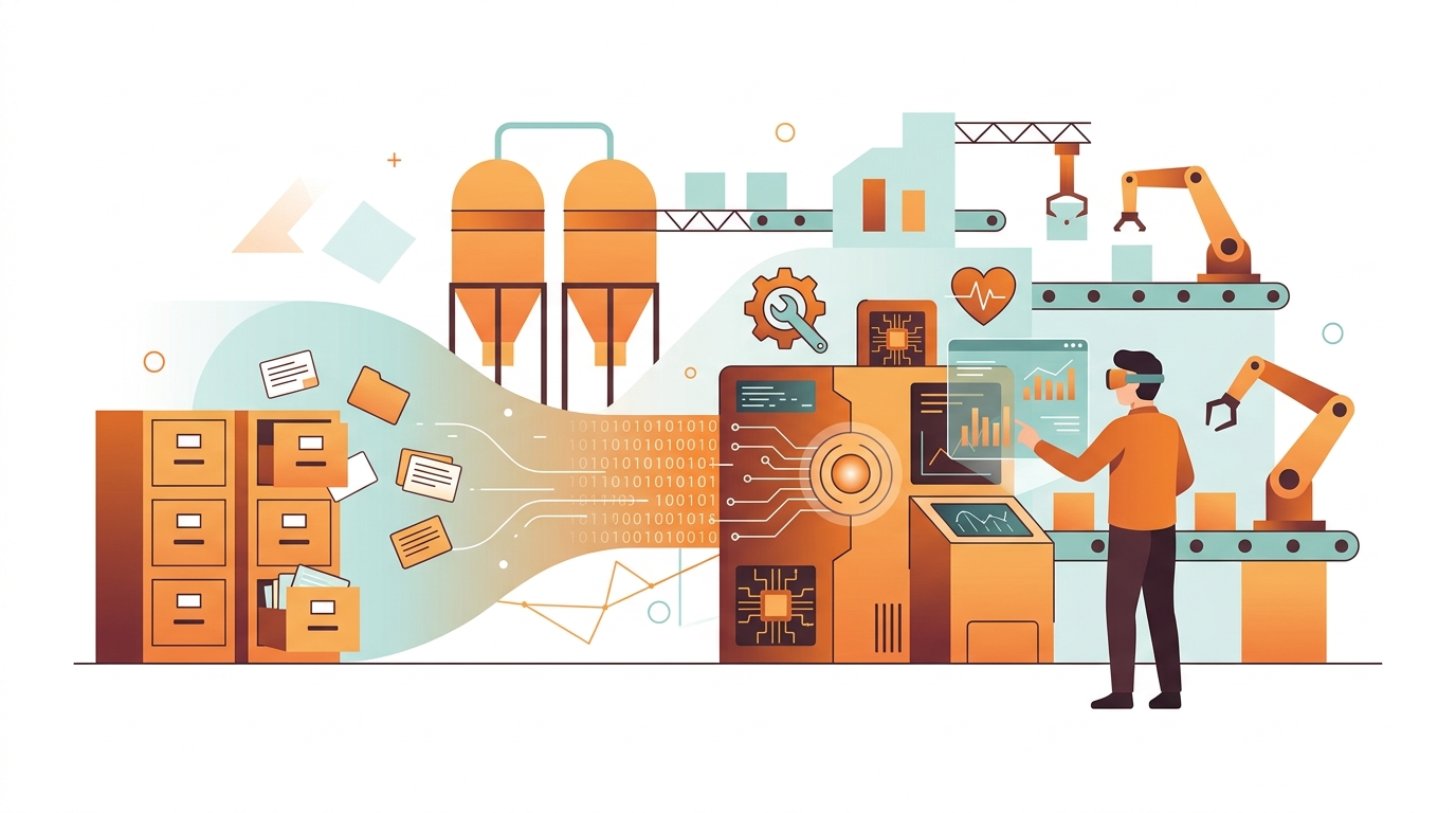 เปลี่ยนกระดาษจดงานสู่ AI: แผนการใช้ ai manufacturing operations data ฉบับทำได้จริง