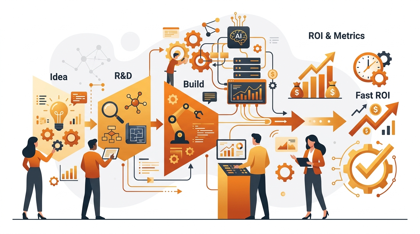 ยกระดับ ai product development r&d pipeline ลดต้นทุนและเวลา