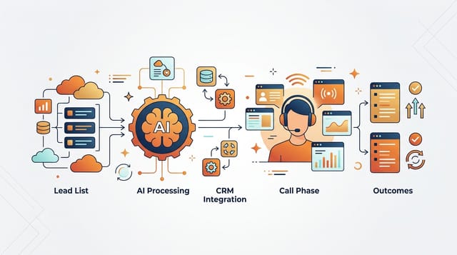 Building an AI Telesales Workflow from Leads to Call Results