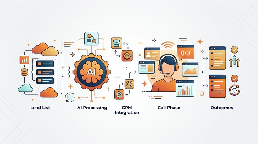 How to Build an AI Telesales Workflow: From Lead List to Call Outcome