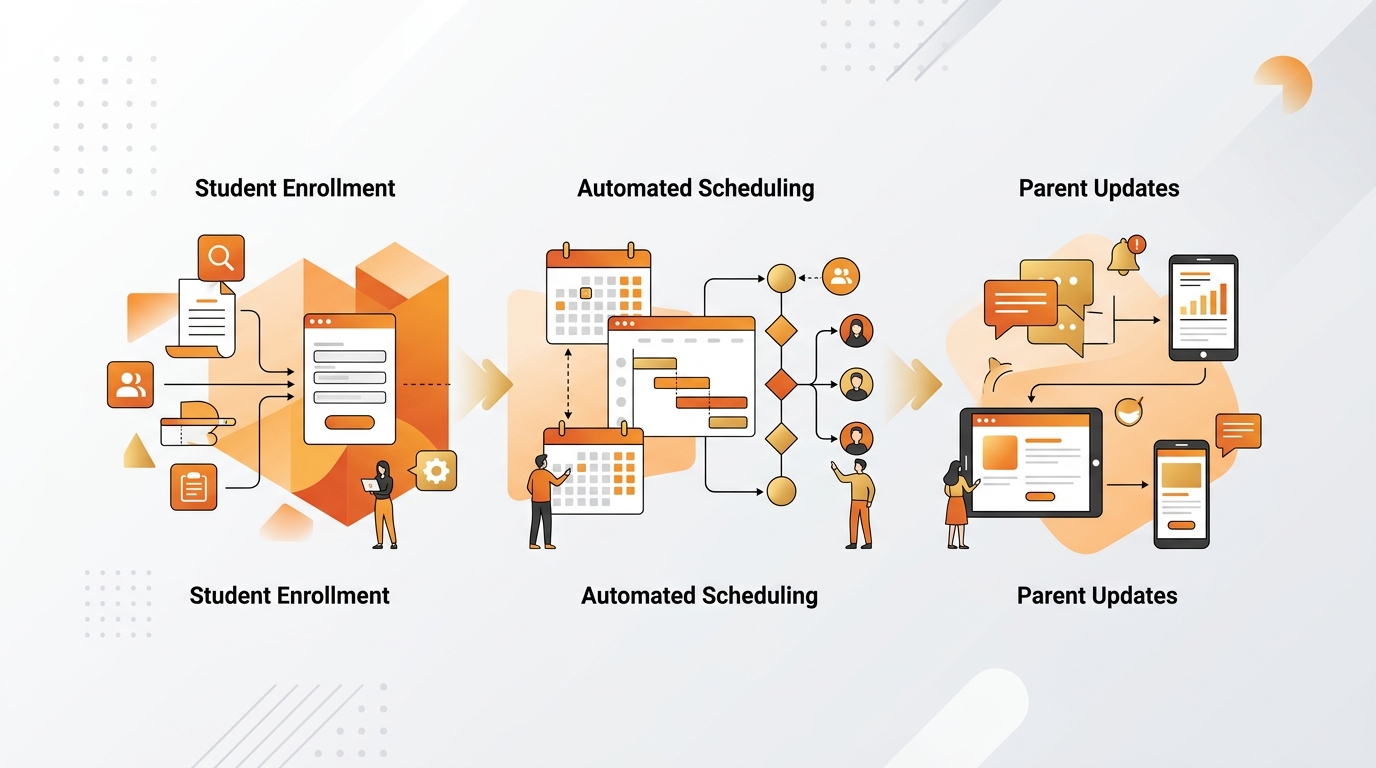 AI Education Administration Workflow: Automating Enrollment, Scheduling, and Parent Updates