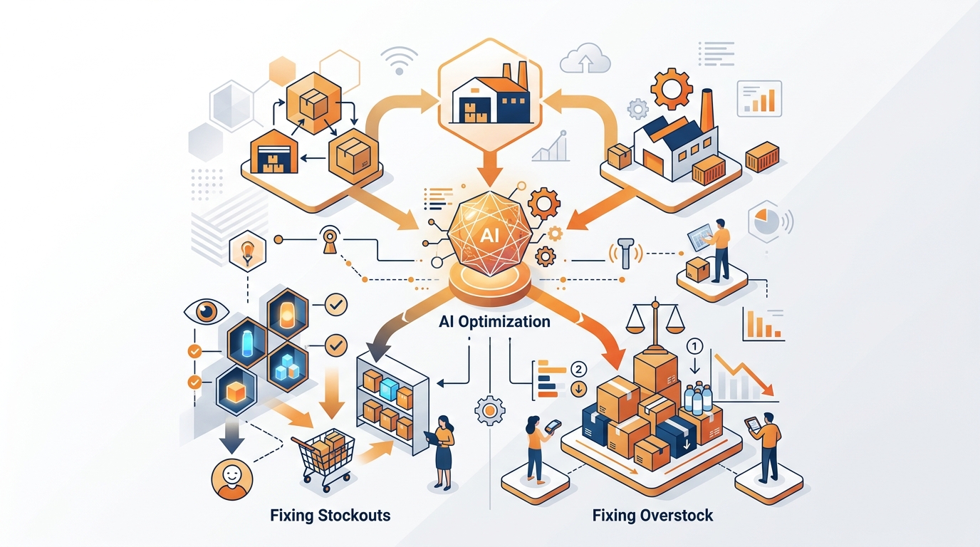 Stop the Bleed: How to Fix Stockouts and Overstock with retail ai inventory optimization