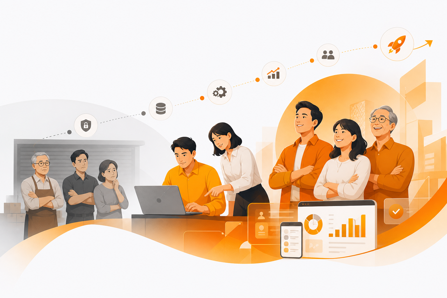 จาก 'ไม่มีใครยอมใช้' สู่ 'ขาดไม่ได้': เจาะลึกแผนรับมือ Family Business Software Adoption Timeline ฉบับ 6 เดือน