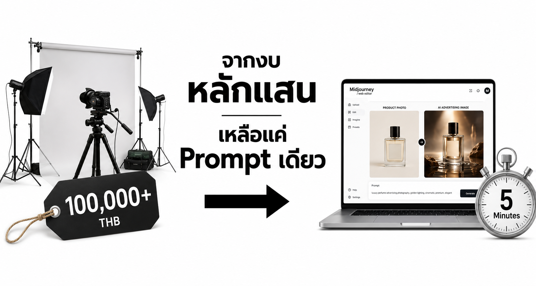 Create Studio-Quality Product Photos in Minutes with Midjourney Web Editor