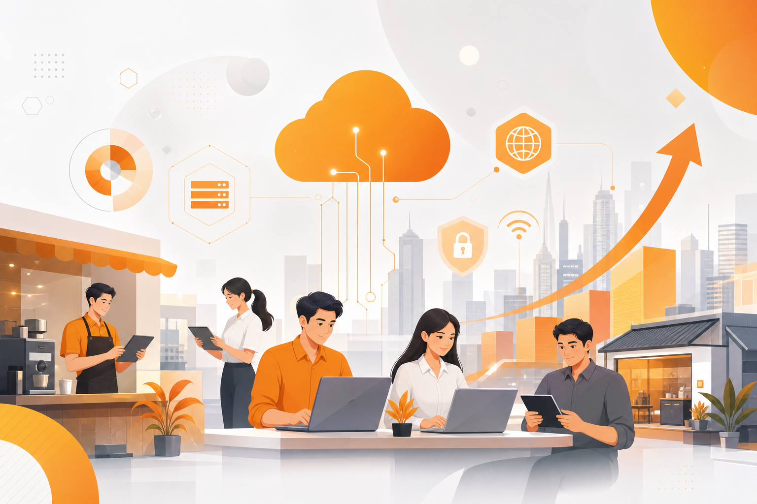 โครงสร้างพื้นฐานไอทีที่จับต้องได้คือกุญแจสู่ thai sme digital transformation 2037