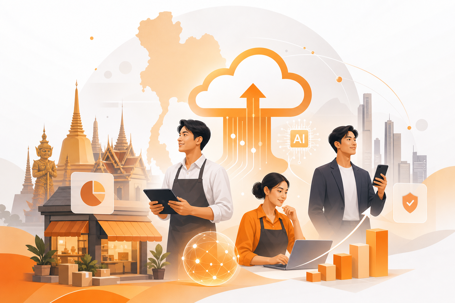 Thailand Digital Economy Cloud 2026: กลยุทธ์ไอทีสำหรับธุรกิจไทยในตลาดยุคใหม่