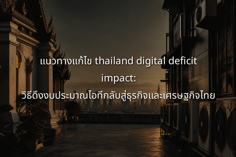 Overcoming the Thailand Digital Deficit Impact: How to Keep Tech Spending Local