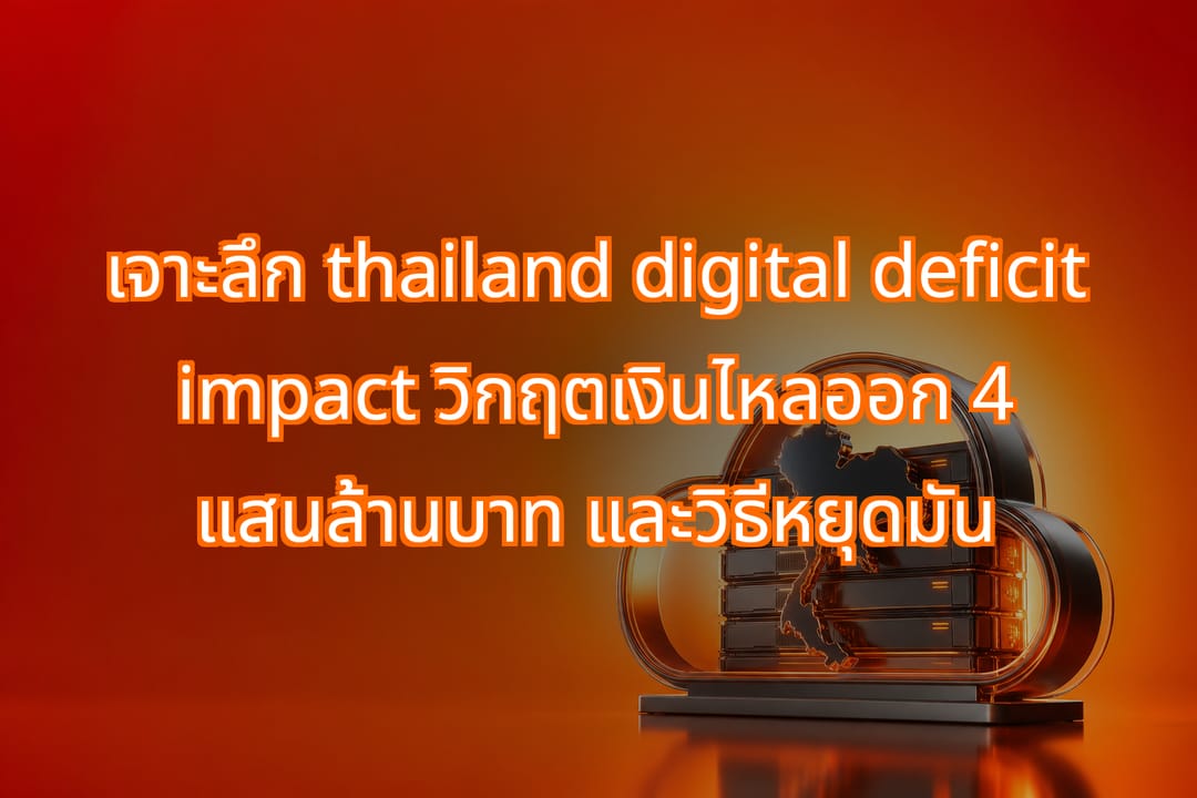 Thailand's Digital Deficit Impact and Retaining 400B Baht