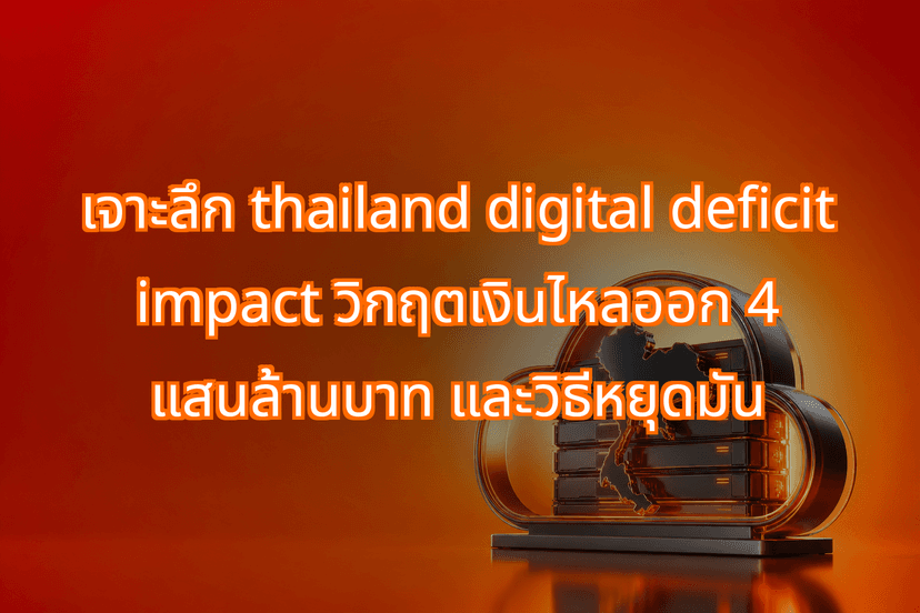 Understanding the Thailand Digital Deficit Impact: Retaining 400B Baht