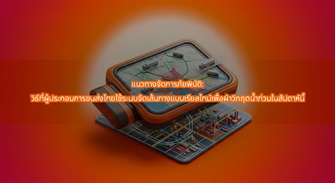 Thai Logistics Use IoT for Real-Time Fleet Rerouting