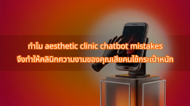 ข้อผิดพลาดของ chatbot ในคลินิกความงามที่กระทบการรักษาคนไข้