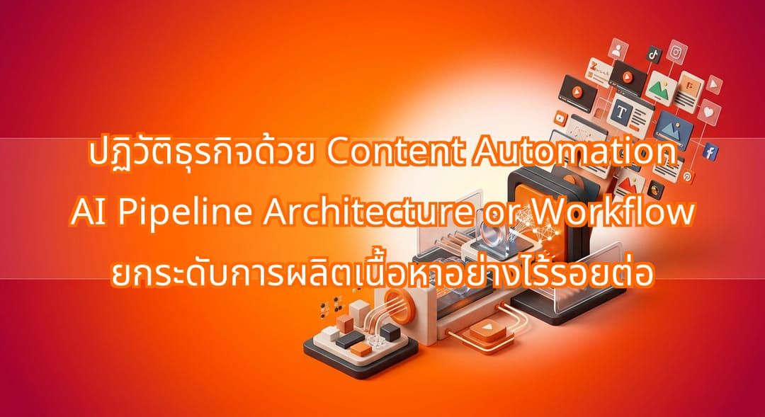 การทำงานของ Content Automation AI Pipeline เพื่อขยายธุรกิจ