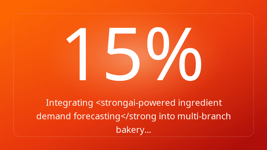 Integrating <strongai-powered ingredient demand forecasting</strong into multi-branch bakery…