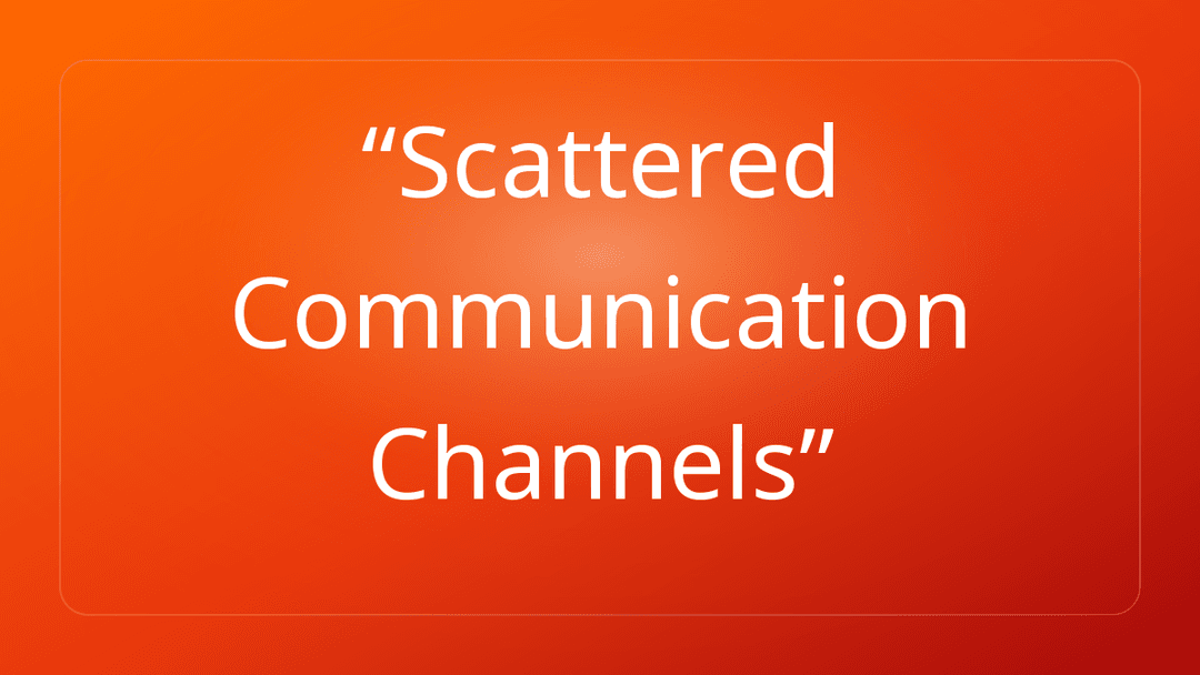 Scattered Communication Channels