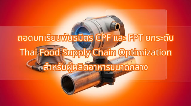 พันธมิตร CPF-FPT พัฒนาเทคโนโลยีโซ่อุปทานอาหารไทย