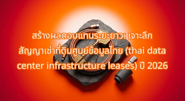 2026 Guide to Thai Data Center Infrastructure Leases