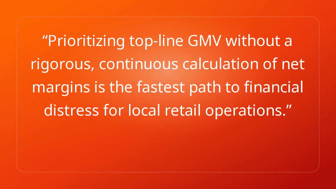 Prioritizing top-line GMV without a rigorous, continuous calculation of net m…