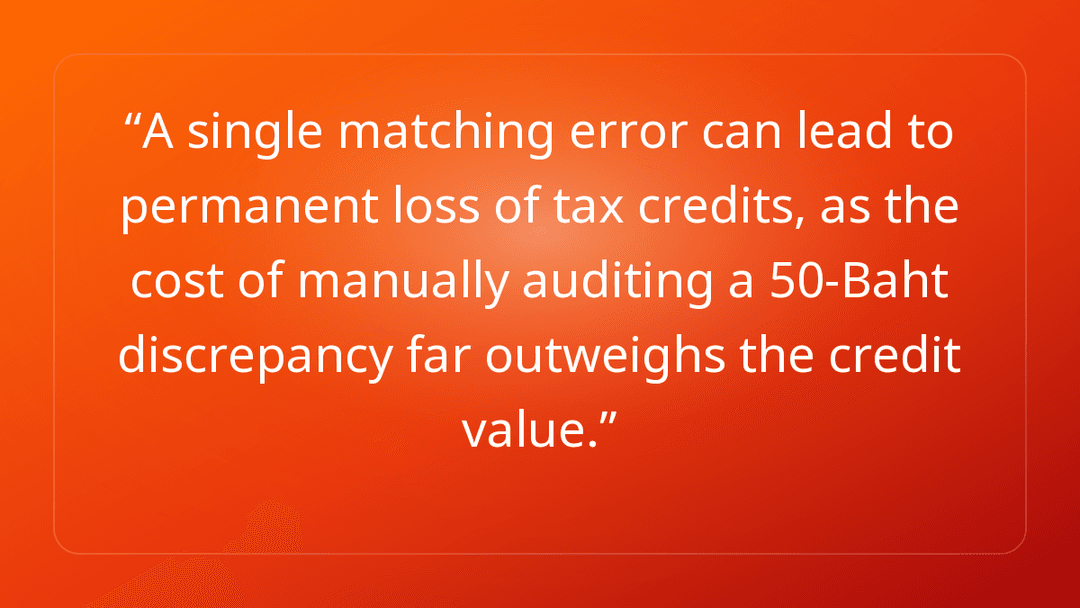 A single matching error can lead to permanent loss of tax credits, as the cos…