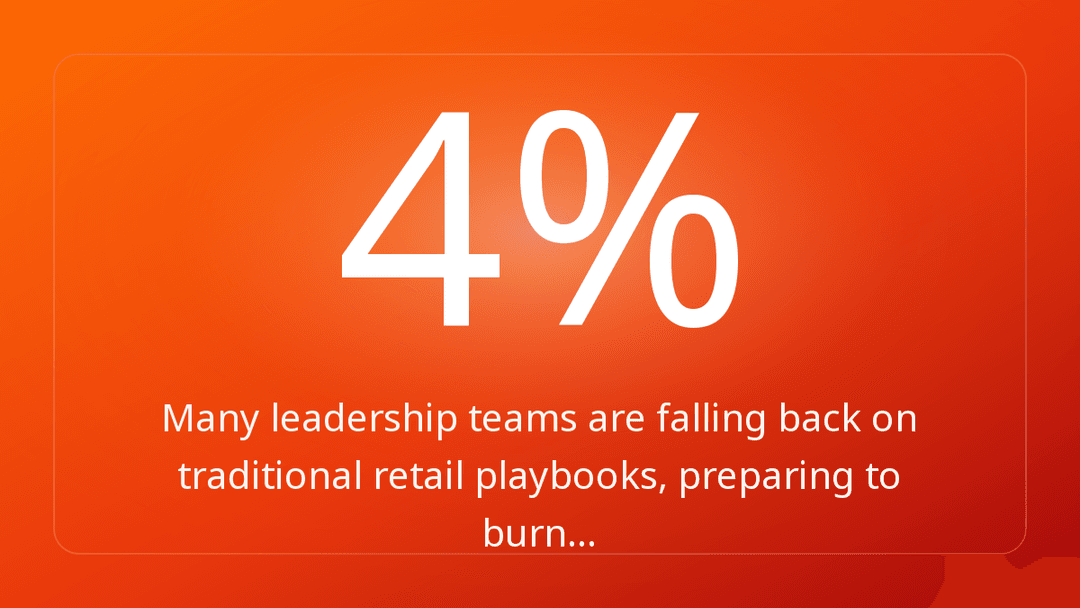 Many leadership teams are falling back on traditional retail playbooks, preparing to burn…