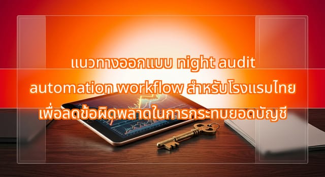 แนวทาง night audit automation workflow สำหรับโรงแรมไทย ลดข้อผิดพลาด
