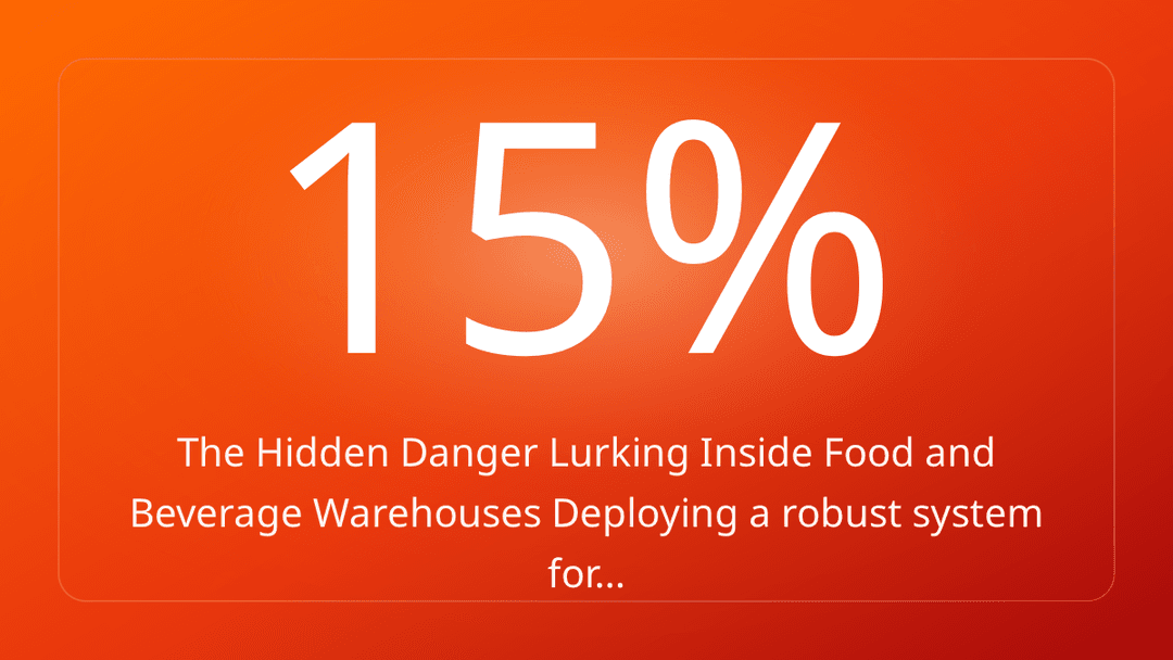 The Hidden Danger Lurking Inside Food and Beverage Warehouses Deploying a robust system for…