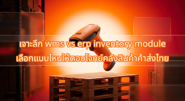 เจาะลึก wms vs erp inventory module เลือกแบบไหนให้ตอบโจทย์คลังสินค้าค้าส่งไทย