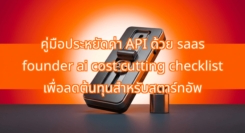 The SaaS Founder AI Cost Cutting Checklist: How to Slash Your API Bill by 80%