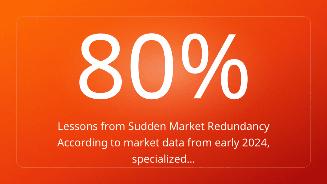 Lessons from Sudden Market Redundancy According to market data from early 2024, specialized…