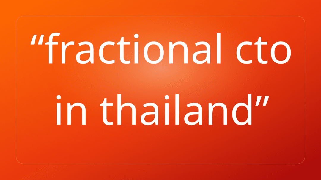 fractional cto in thailand