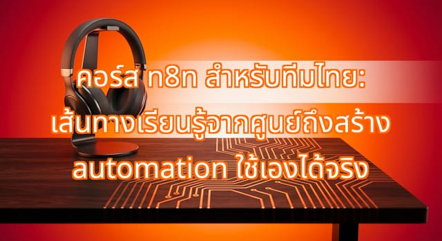 คอร์ส n8n Automation: แผน 4 สัปดาห์สำหรับทีมไทย