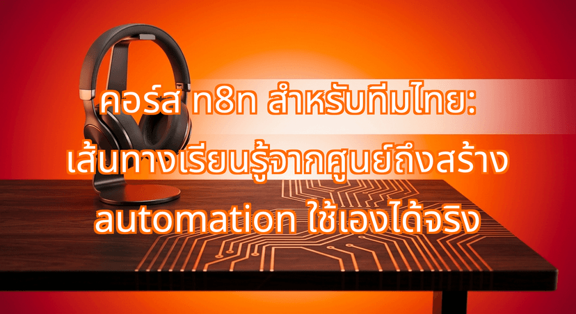 n8n automation course for thai teams: the 4-week roadmap to self-sufficiency