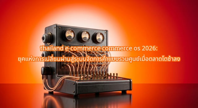 Thailand E-Commerce Commerce OS 2026: รวมระบบเพื่อการเติบโตธุรกิจ