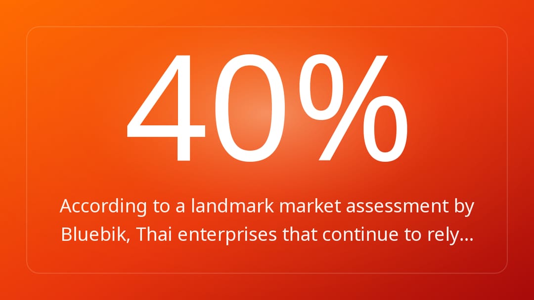 According to a landmark market assessment by Bluebik, Thai enterprises that continue to rely…