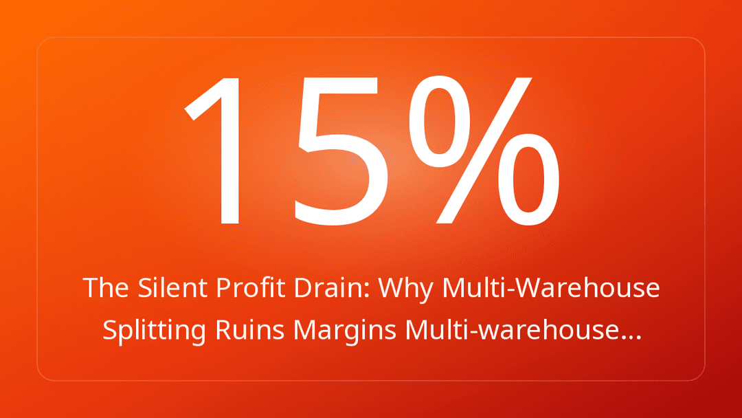 The Silent Profit Drain: Why Multi-Warehouse Splitting Ruins Margins Multi-warehouse…