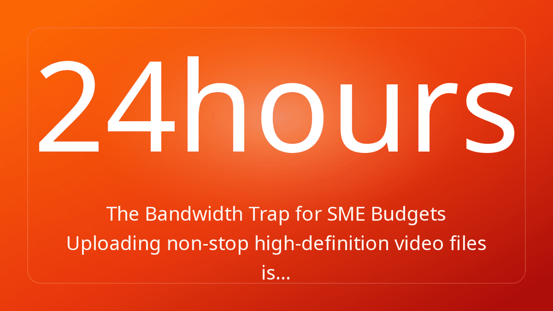The Bandwidth Trap for SME Budgets Uploading non-stop high-definition video files is…