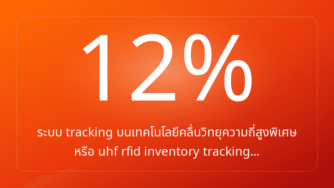 ระบบ tracking บนเทคโนโลยีคลื่นวิทยุความถี่สูงพิเศษ หรือ uhf rfid inventory tracking…