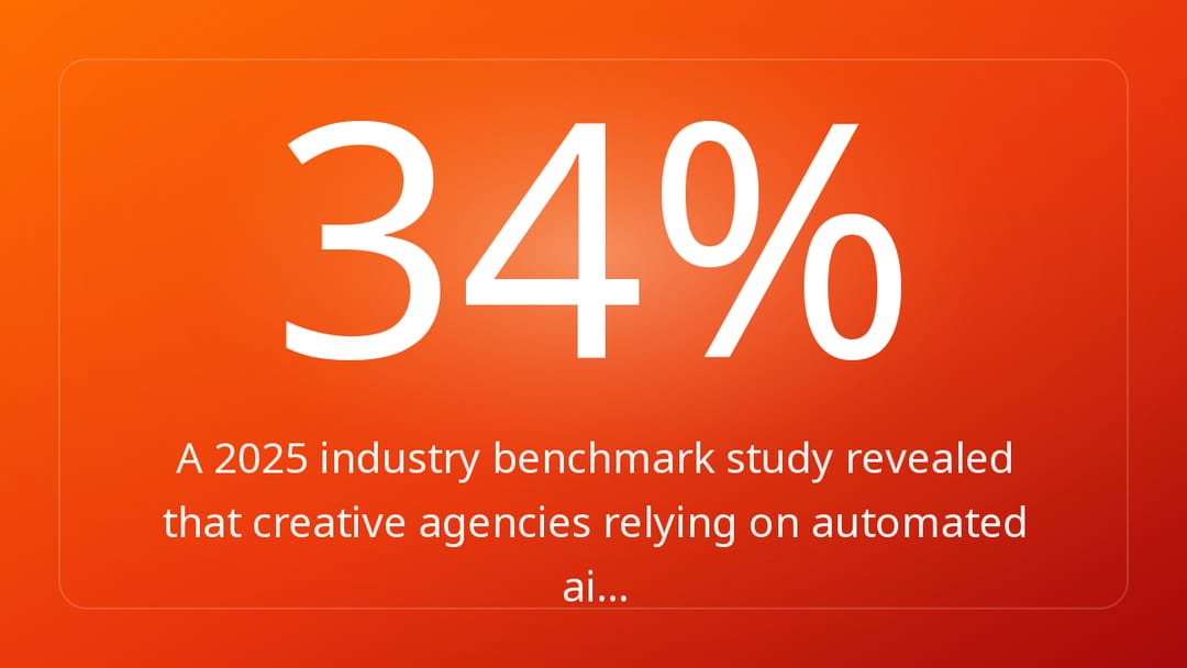 A 2025 industry benchmark study revealed that creative agencies relying on automated ai…