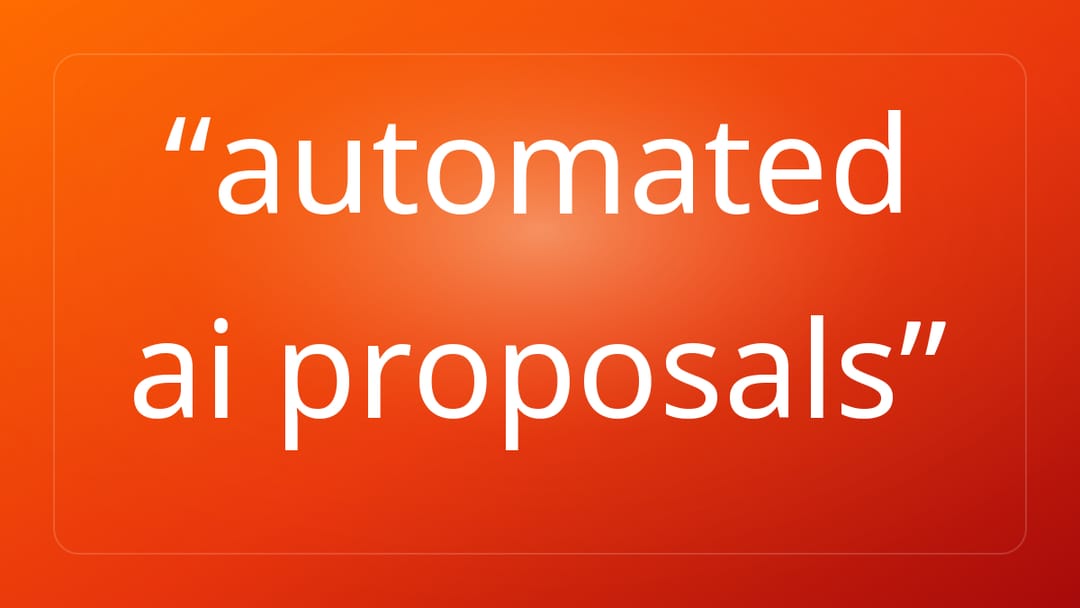 automated ai proposals